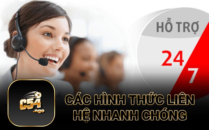 Các hình thức liên hệ nhanh chóng